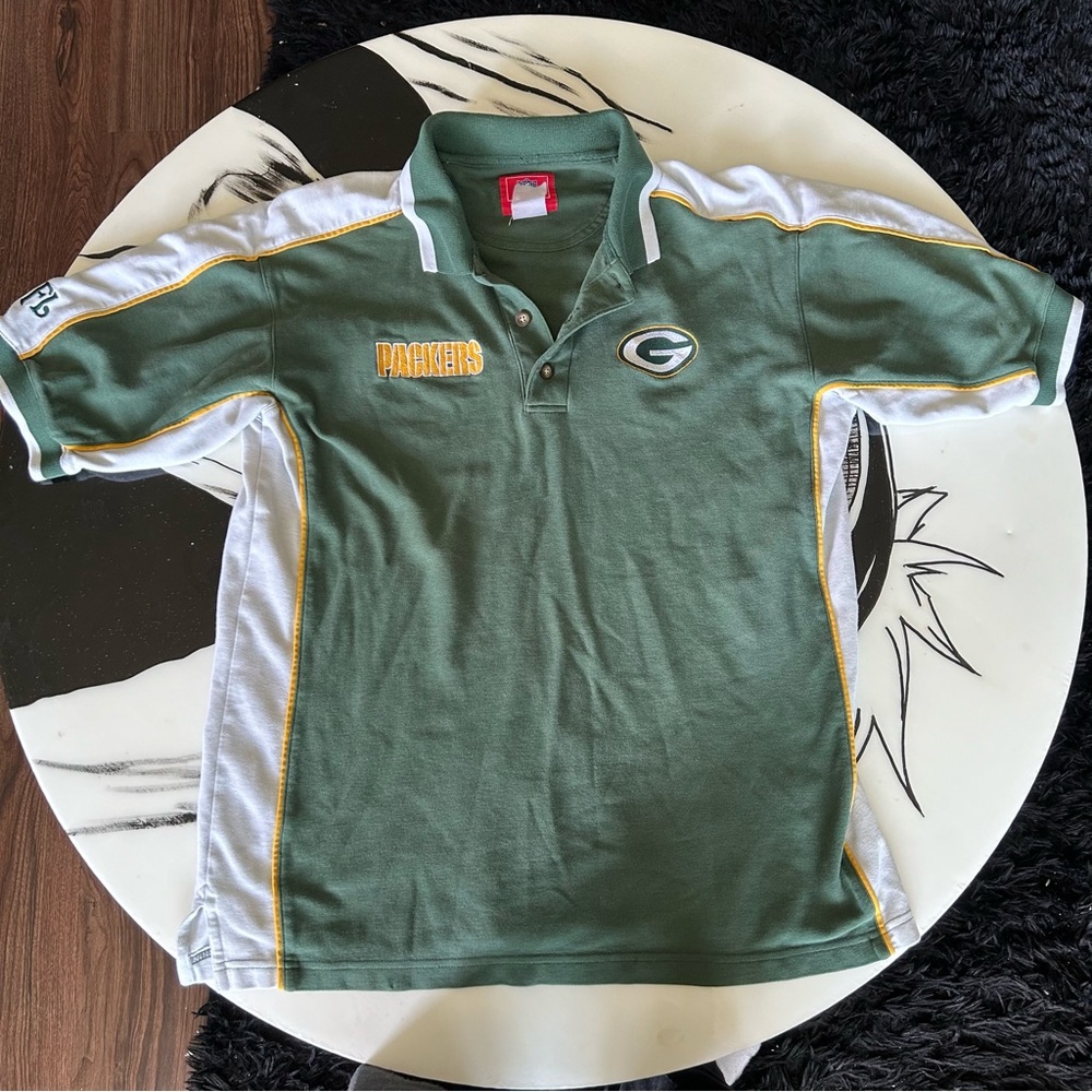 NFL Green Bay packers half button up
